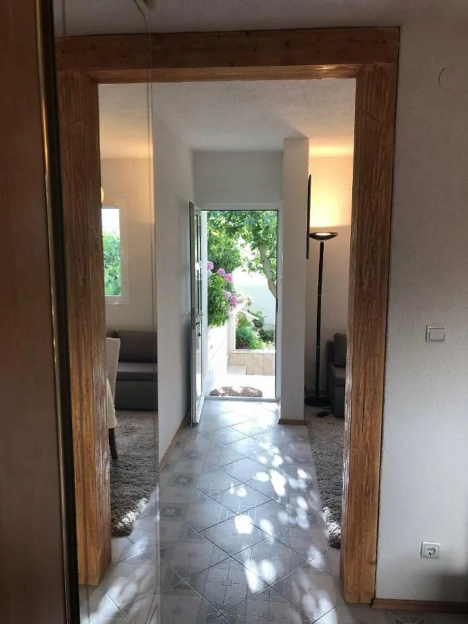 Garden Apartment Near Trogir, With Swimming Pool And Barbecue Area